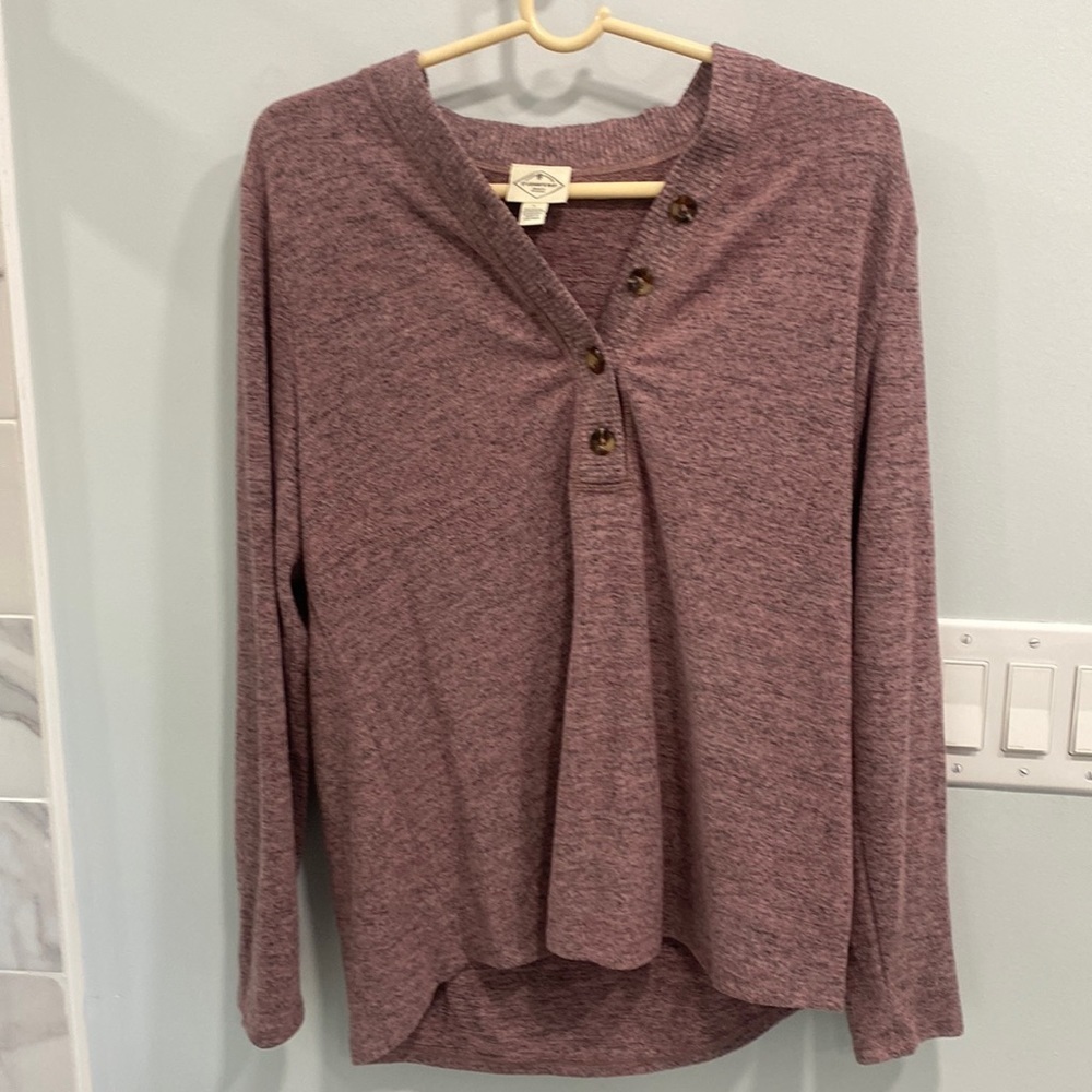 St. John’s bay large sweater button top